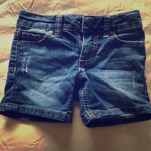 Girls size 2 denim joe jeans shorts